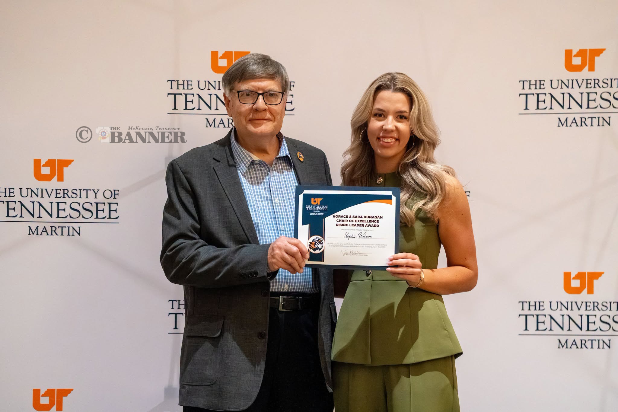 Wilson Receives UT Martin Business Award