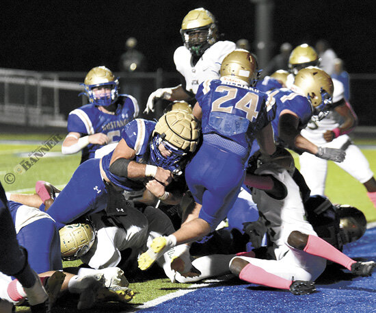 Mustangs Tame Cougars on Homecoming, 21-7