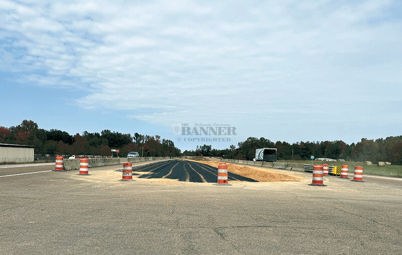 Industrial Access Road Under Construction in Huntingdon