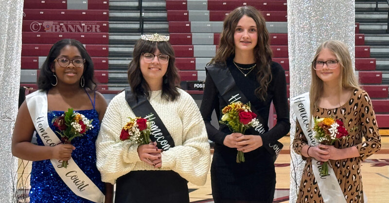 Callie Bryant Crowned WCJH Basketball Homecoming Queen
