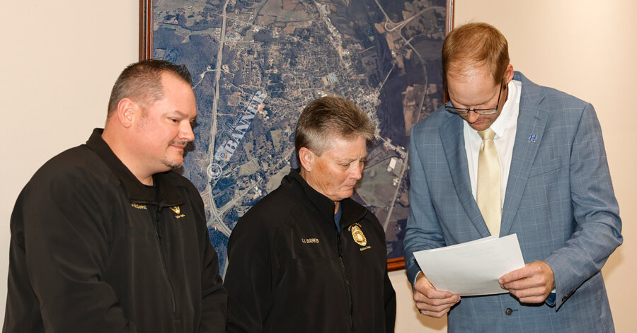 Huntingdon Police Officers Honored for Life-Saving Event