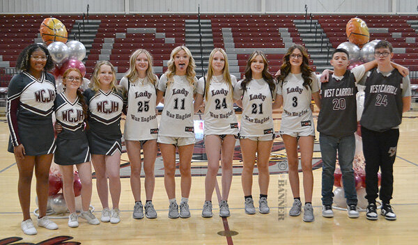 West Carroll Celebrates Eighth Grade Night, Drops Two to Dresden