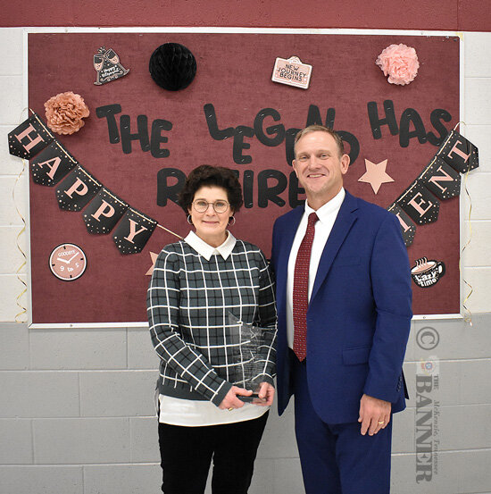 West Carroll School Board Honors Retiring Supervisor Alred