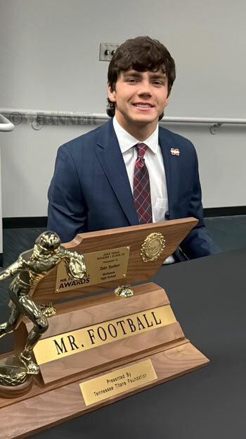 McKenzie’s Tate Surber is TSSAA Class 1A Mr. Football (Video Interview Included)