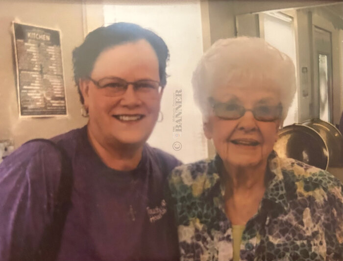 Willodean Long, Others Make Tissue Box Covers for Seniors