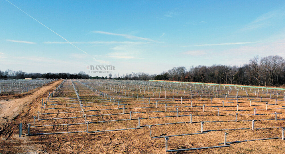 Solar Farm Under Construction