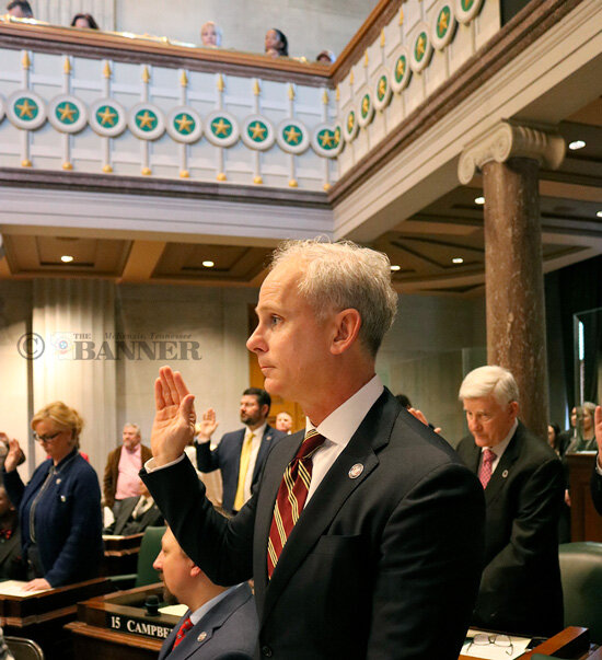 Senator John Stevens Takes Oath of Office As 114th General Assembly Convenes