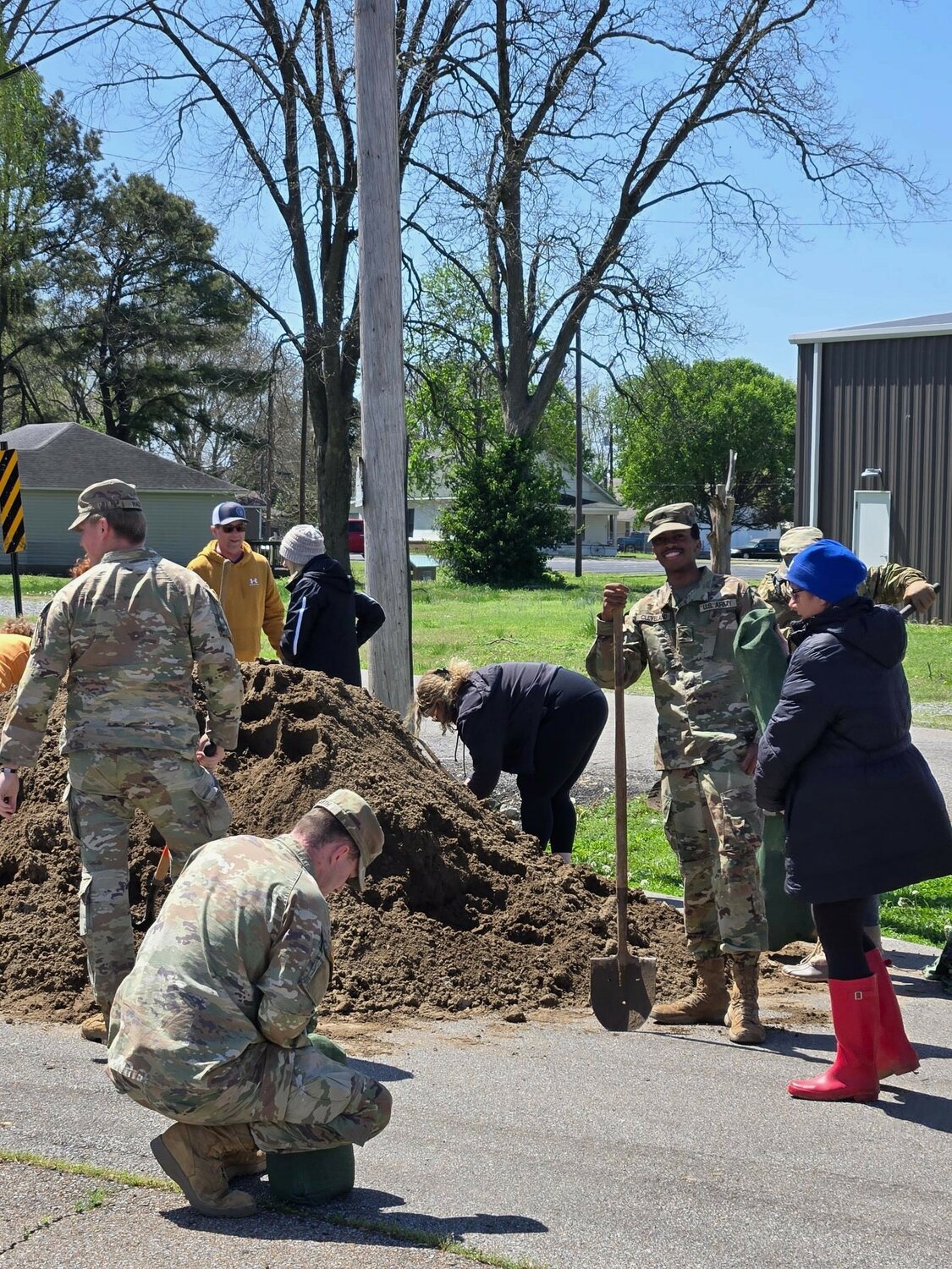 Tennessee National Guard assists in flood recovery in West Tennessee.