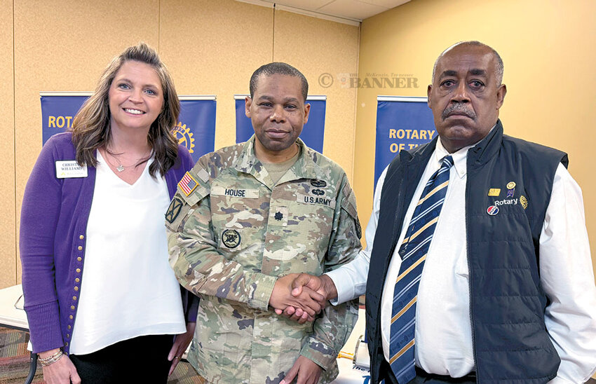 Rotarians Hear About ROTC