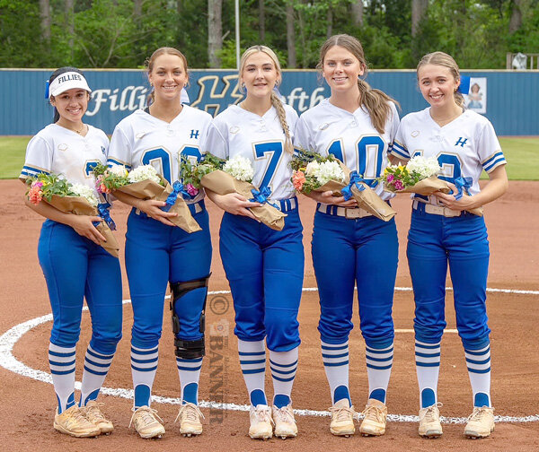Fillies Top Lady Rebels on Senior Night