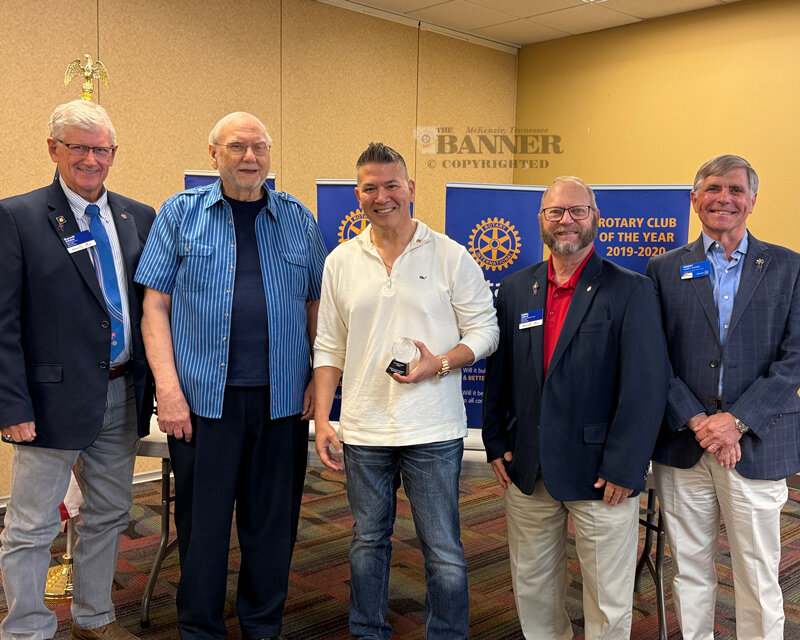 Young Honored by Rotary