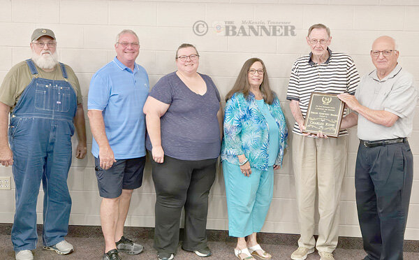 Charles Kemp Honored by Shiloh Cemetery Board