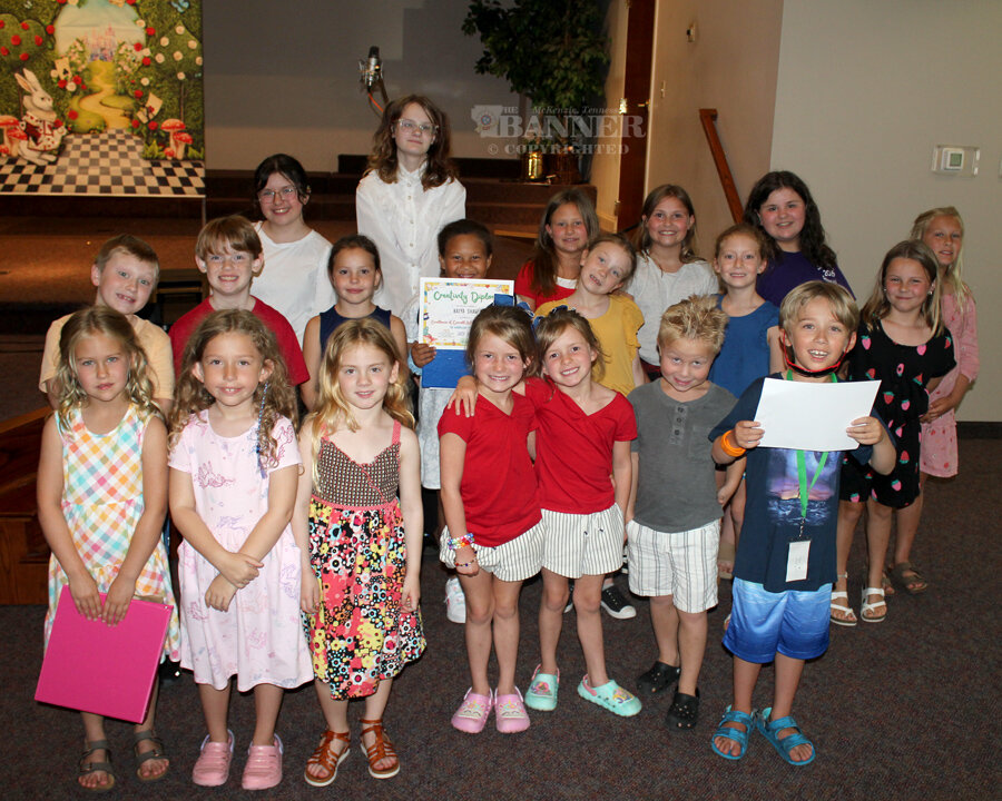Creativity Camp Concludes With Showcase, Visit from Buster the Dinosaur