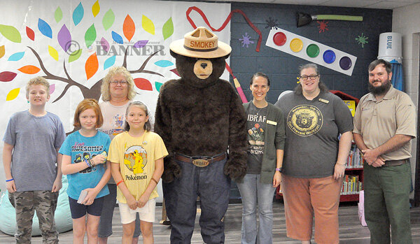 Smokey Bear Visits Carroll County Library