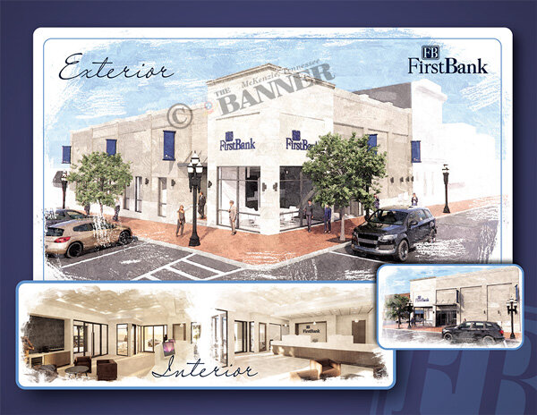 Huntingdon FirstBank to be Razed, Rebuilt
