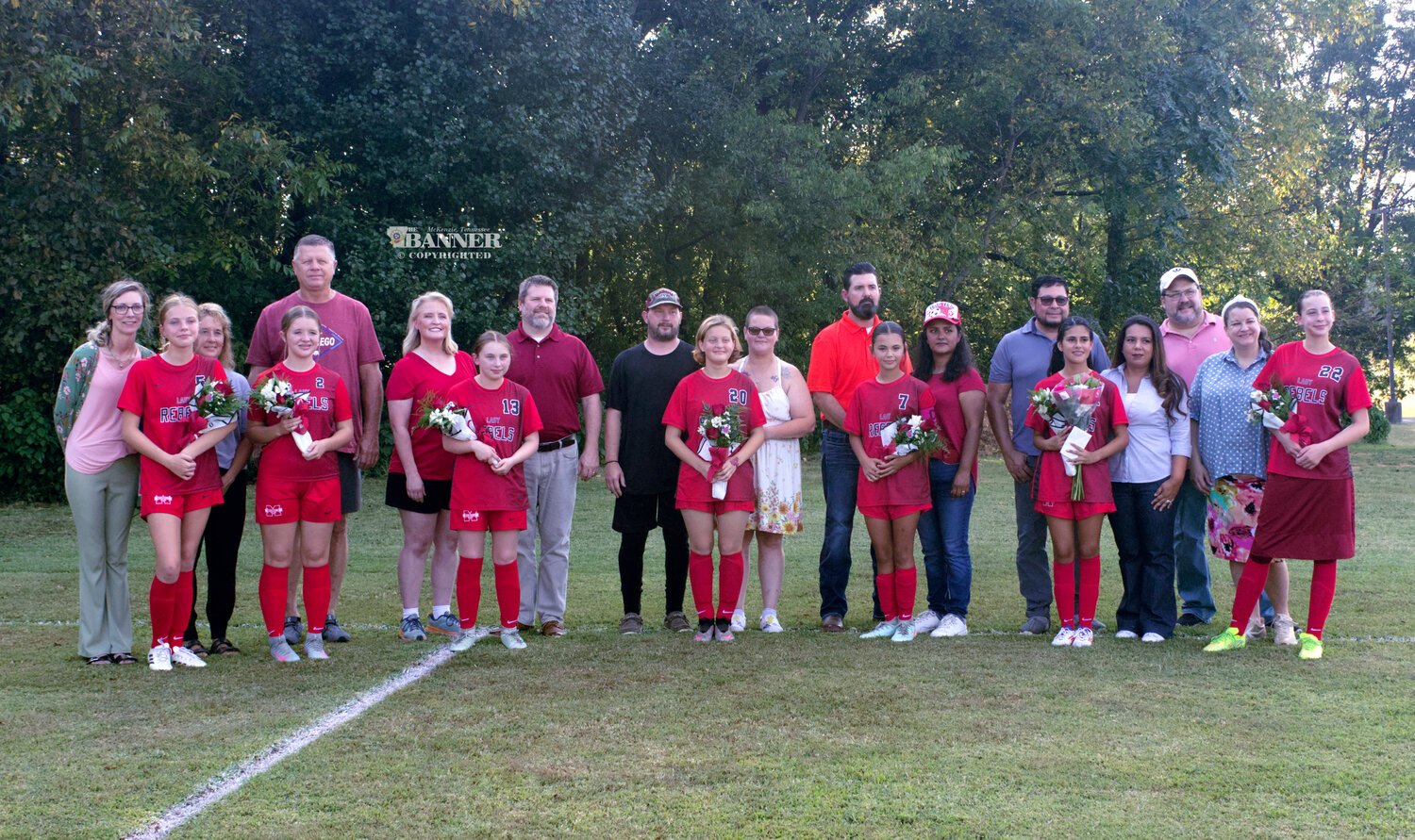 Lady Rebel Eighth-Graders Honored