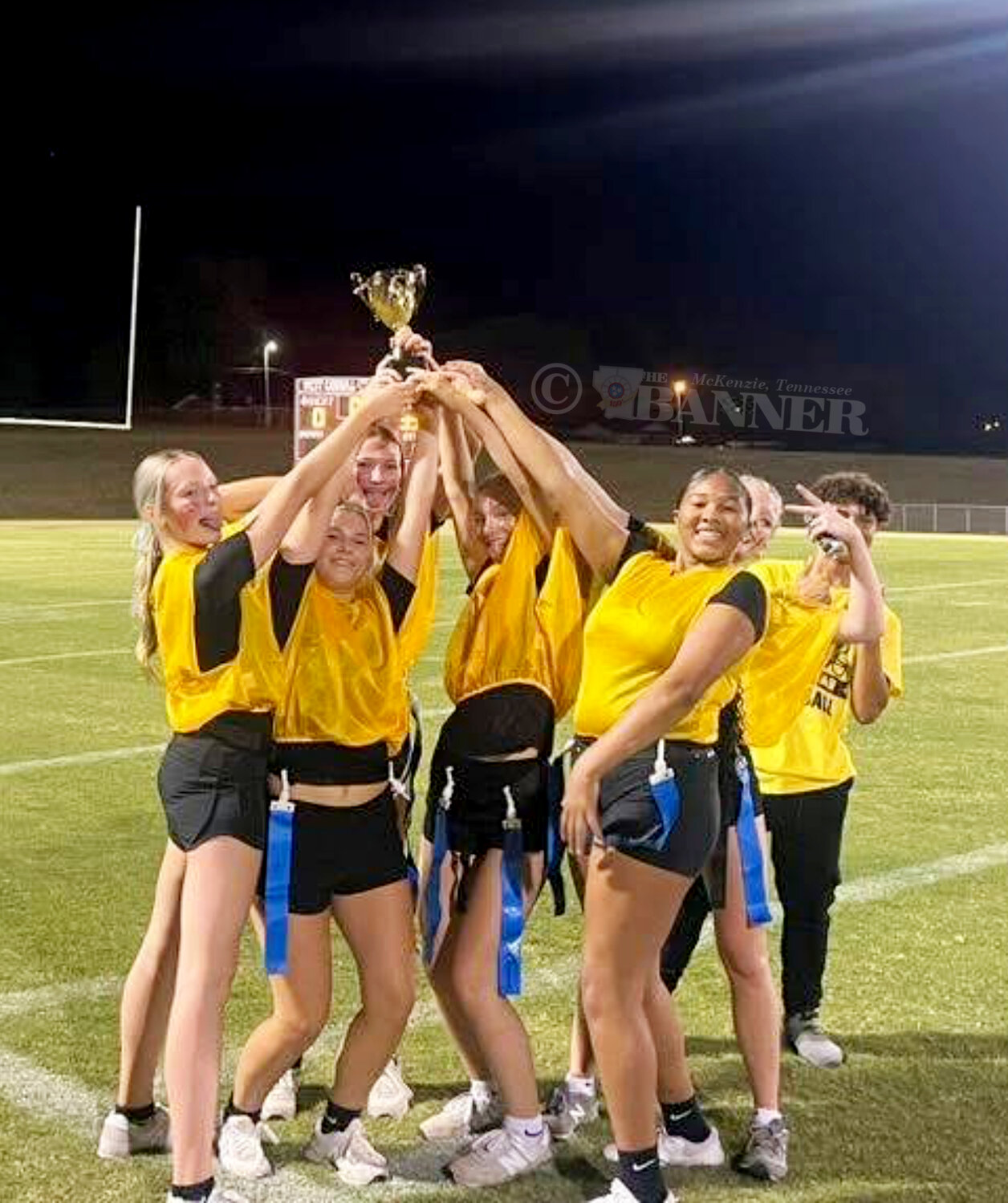 Powder Puff Football Game Raises Senior Class Funds