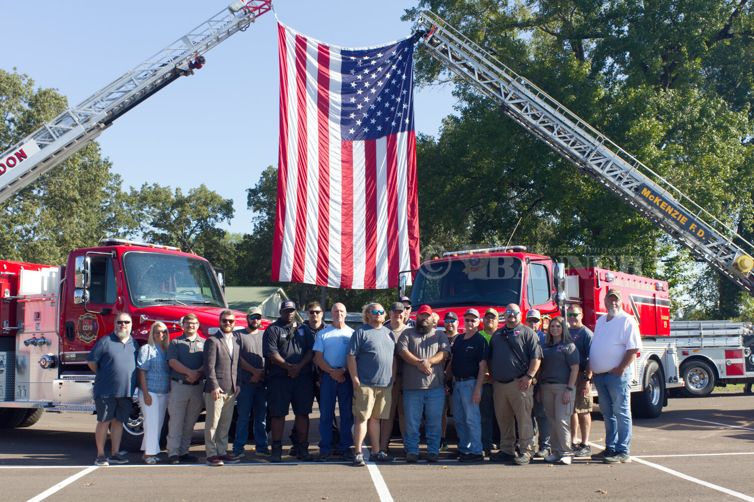 Carroll County Fire Department Unveils Four New Trucks