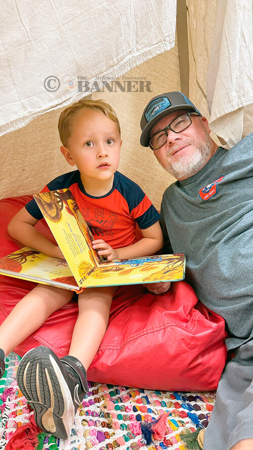 McKenzie Firefighters Assist Elementary Reading Program