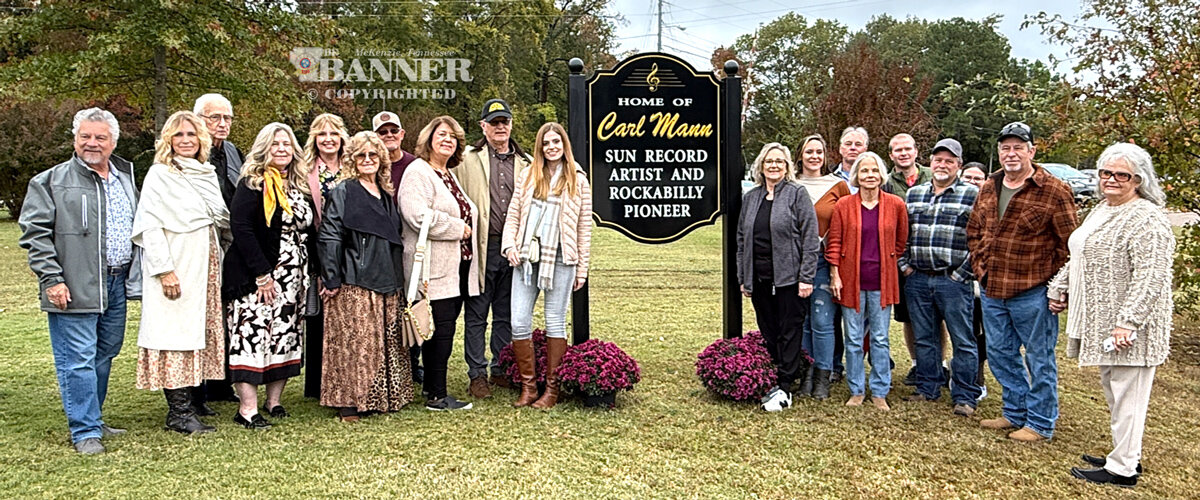 Carl Mann’s Legacy Honored With Roadside Sign