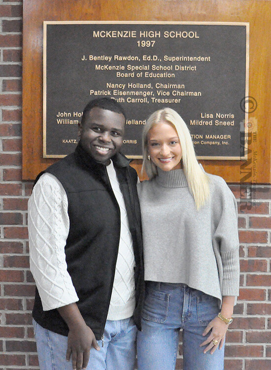 Townes, Beeler are Mr., Miss MHS