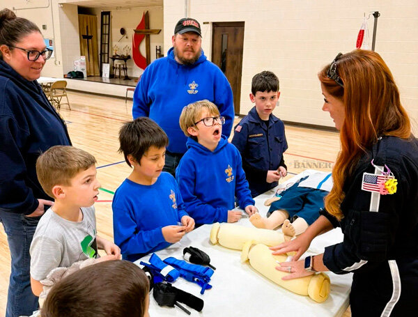 Great Turnout For Scouts’ First Responders Night