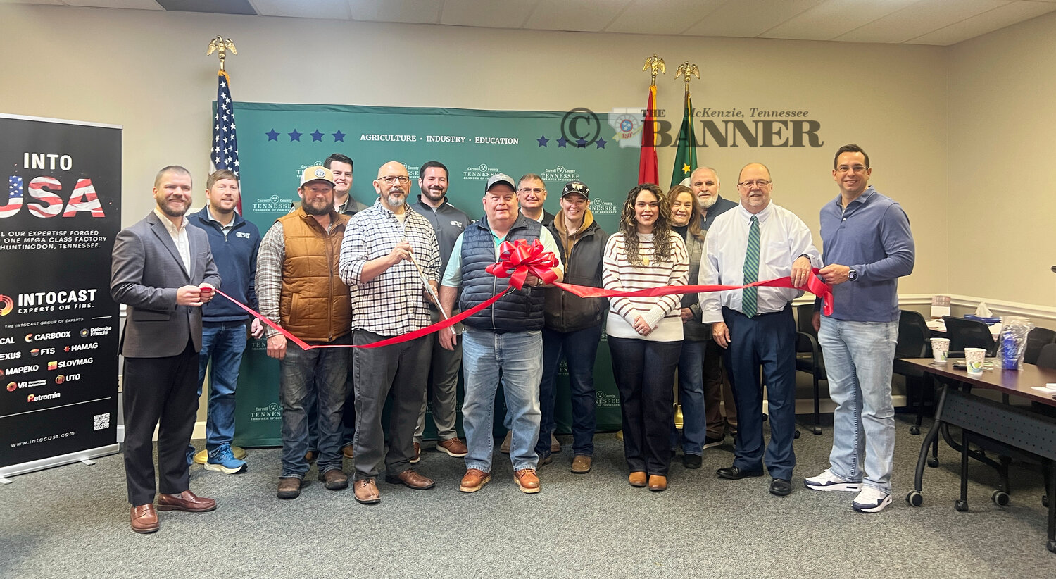 Ribbon-Cutting Held for Hwy 70 Construction & Home Repair