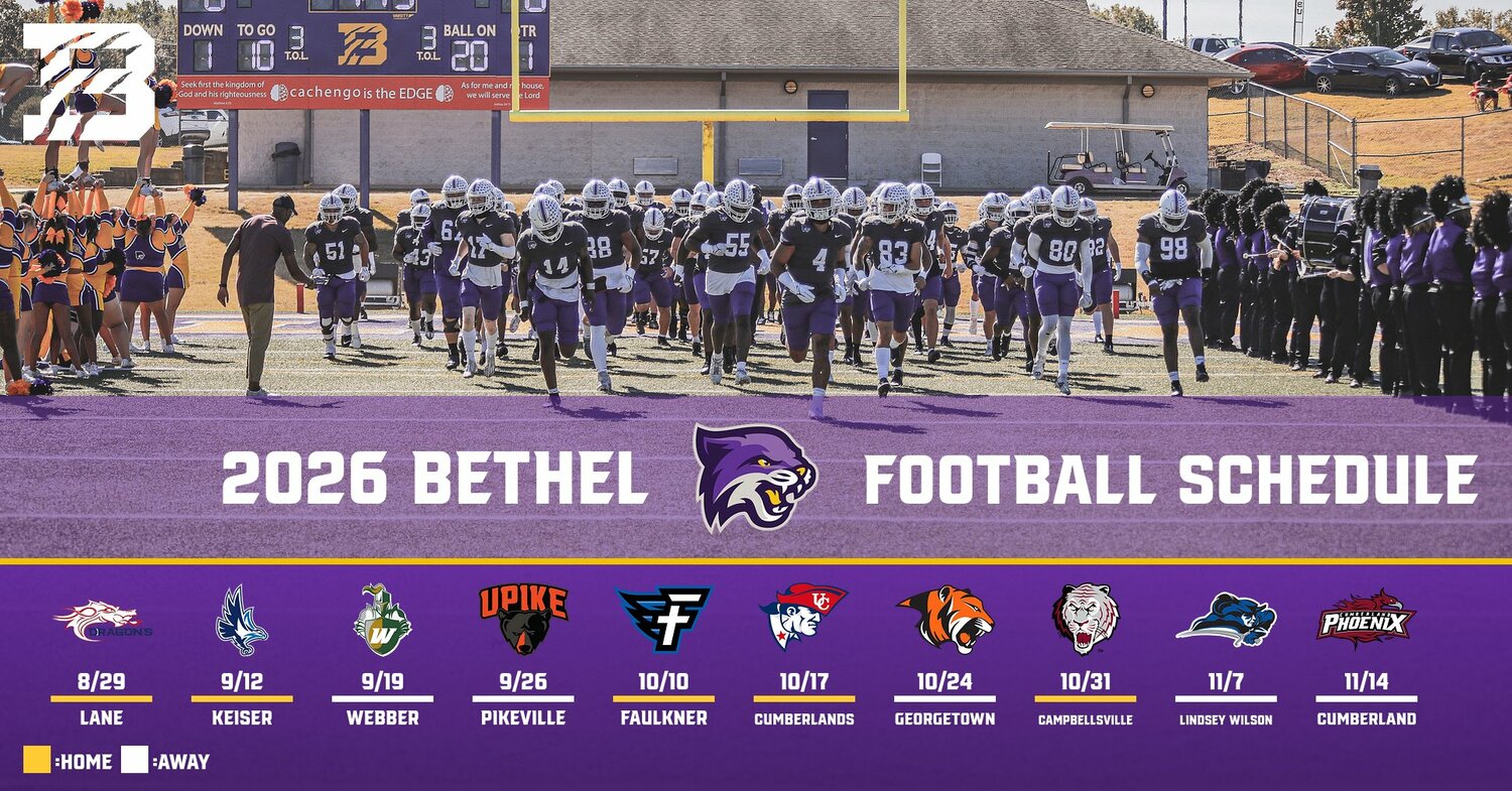 Bethel Wildcats Unveil 2026 Football Schedule