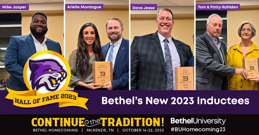Bethel Inducts Five into Athletic Hall-of-Fame