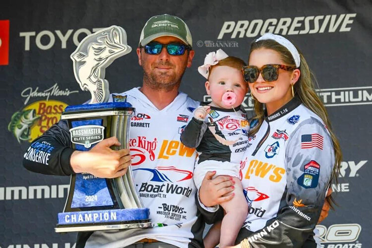 Garrett Captures 2024 Lowrance Bassmaster Elite at Harris Chain