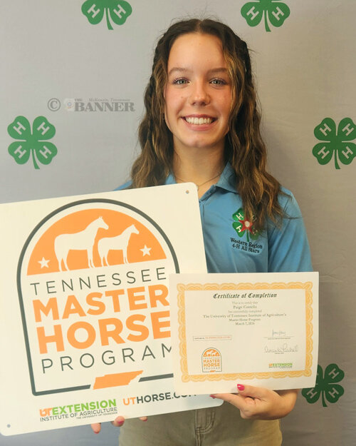 Carroll County 4-H Student Completes Horse Program
