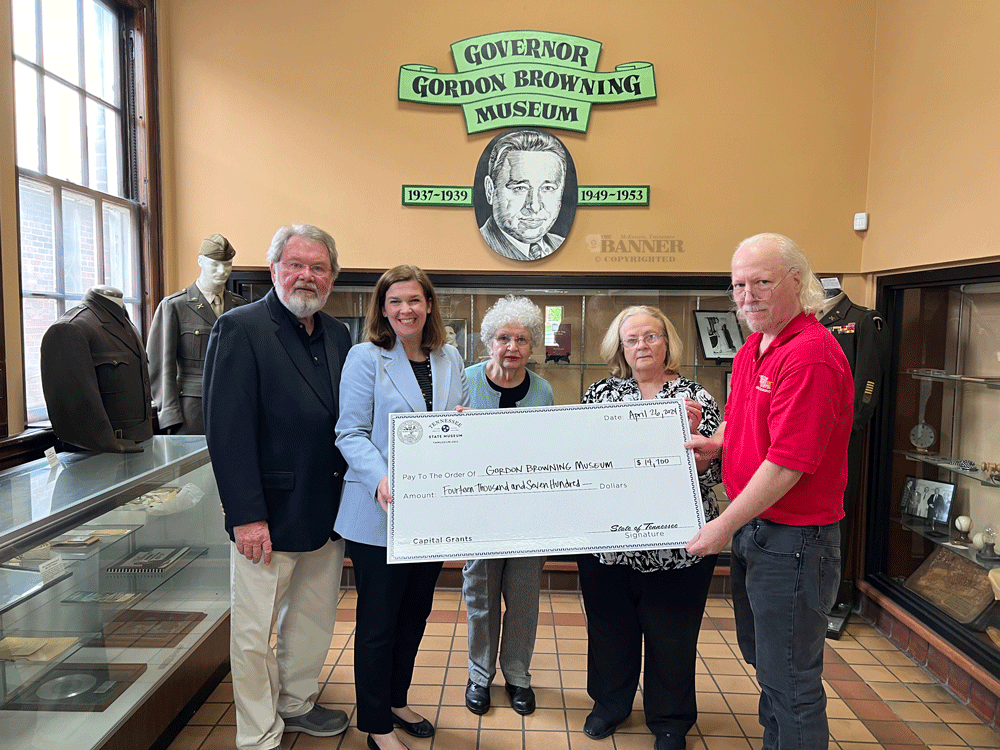 Browning Museum Receives Grant Check