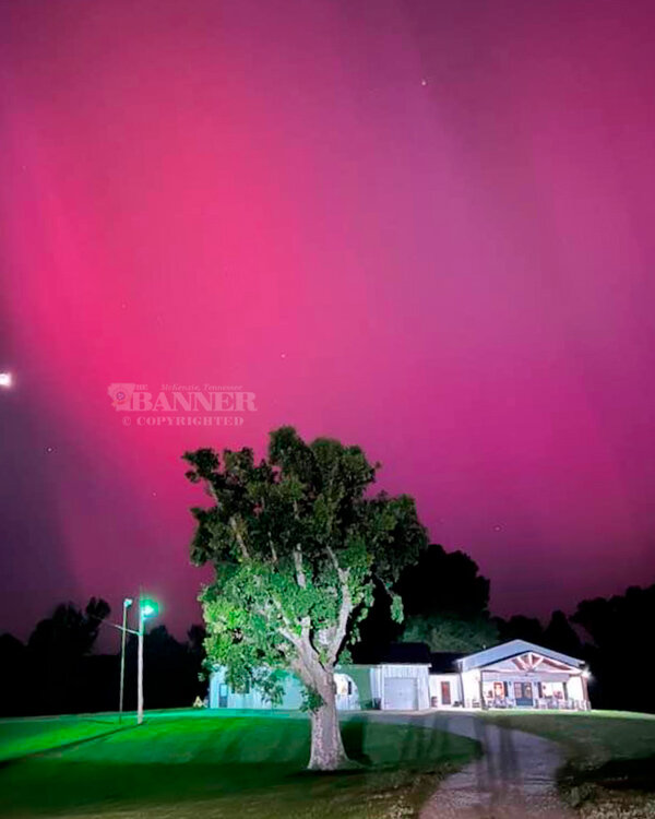 Tennessee Experiences Northern Lights