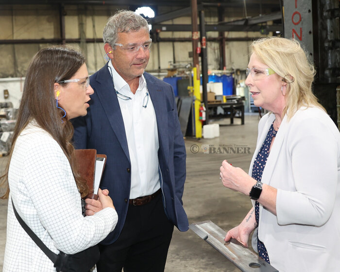 State ECD, State Representative Tandy Darby Visit Haven Steel