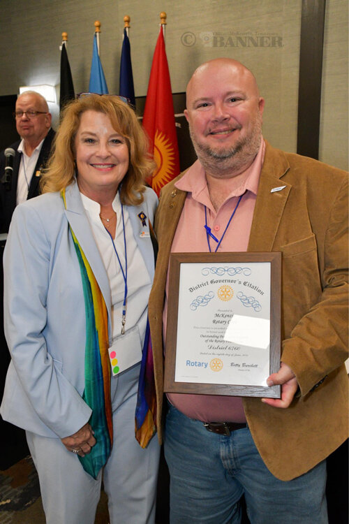 McKenzie Rotary Recognized for Achievements