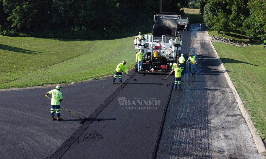 Paving Completed at MHS, MMS