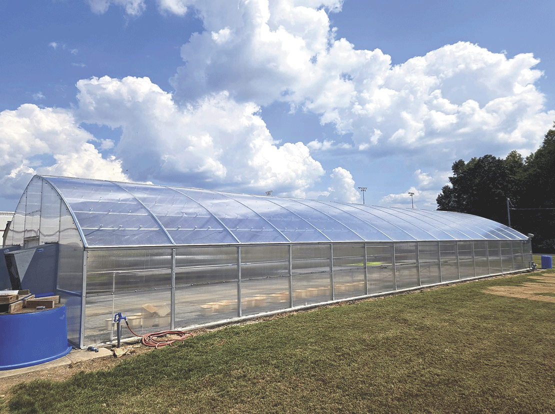 West Carroll High School Greenhouse Receives Key Updates