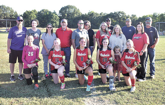 McKenzie Lady Rebels Win Two, Honor Seniors