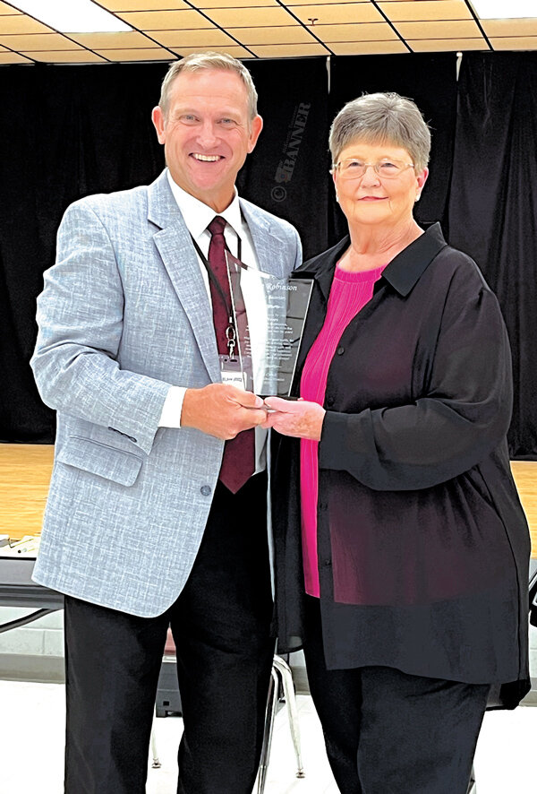 West Carroll School Board Honors Lissie Robinson on Retirement