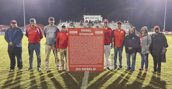 Sign Commemorates 70 Years of Rebel Stadium