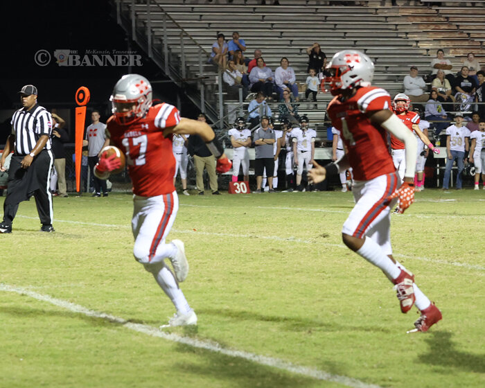 Rebels Sink Vikings on Homecoming, 56-0