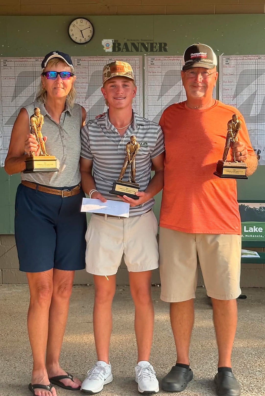 Brown Claims Third Straight Carroll Lake Club Championship