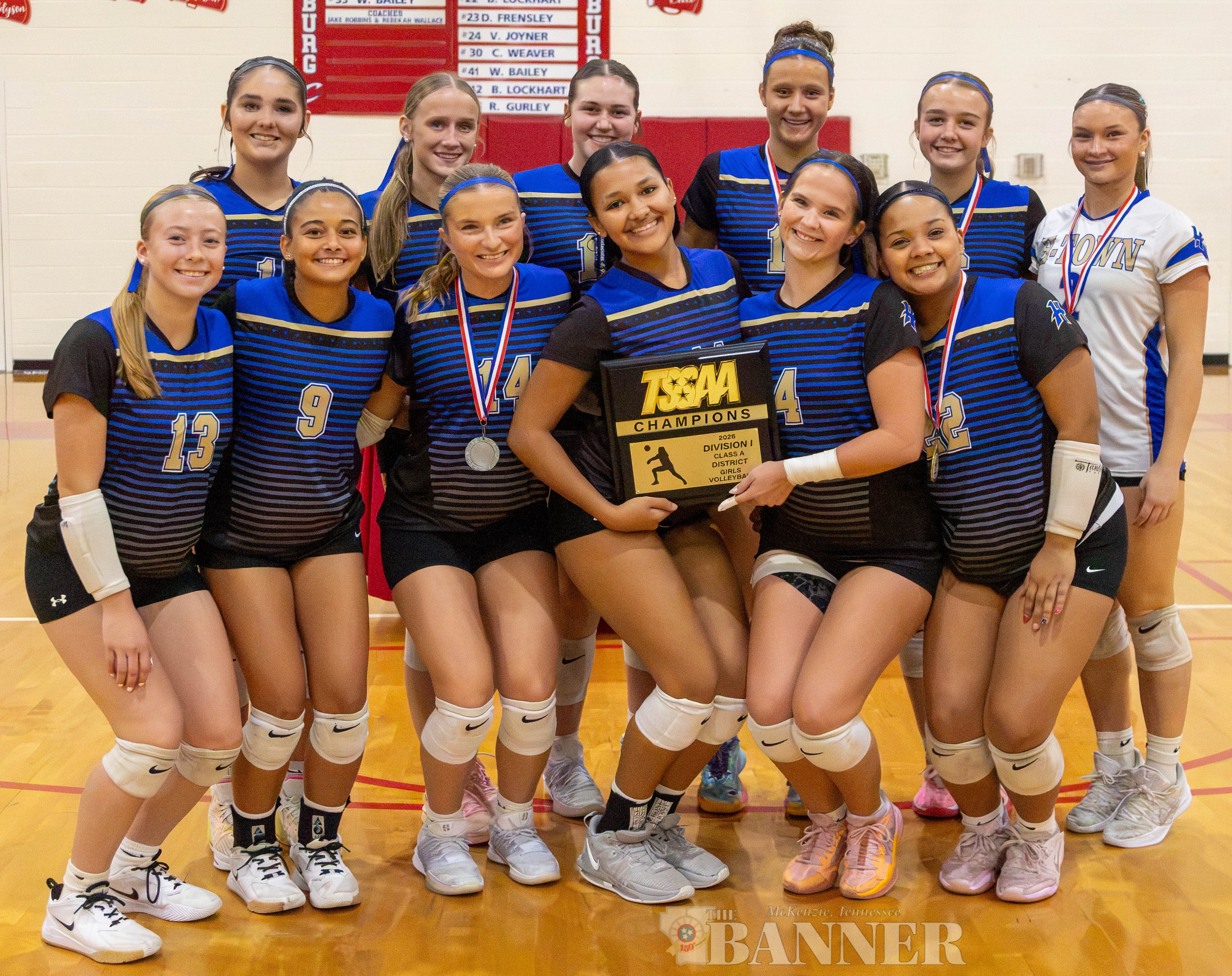 Fillies win district volleyball tournament