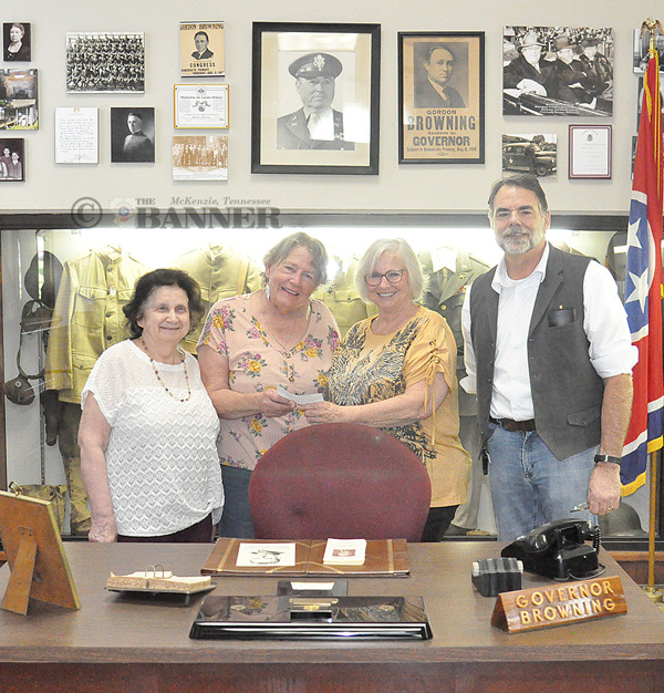 McKenzie Senior Citizens Center Donates to Gordon Browning Museum