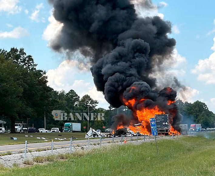 Fiery I-40 Crash Claims One Life, Injures Three