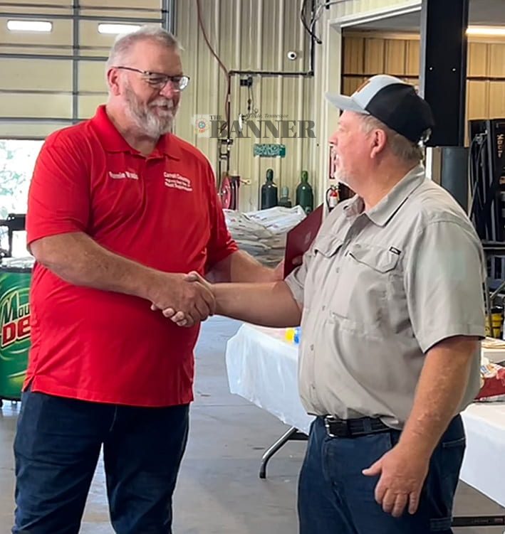 Scott Recognized for His Years of Service