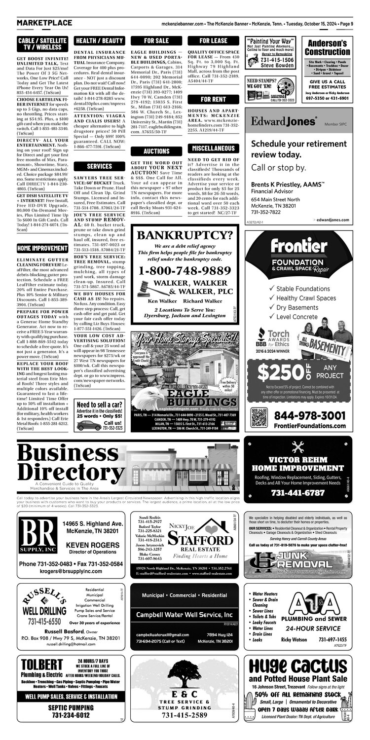 McKenzie Banner Marketplace 10-15-24