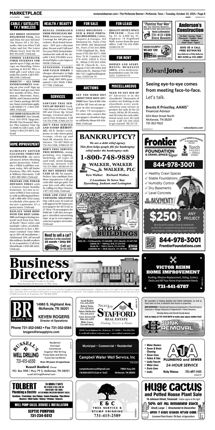 McKenzie Banner Marketplace 10-22-24