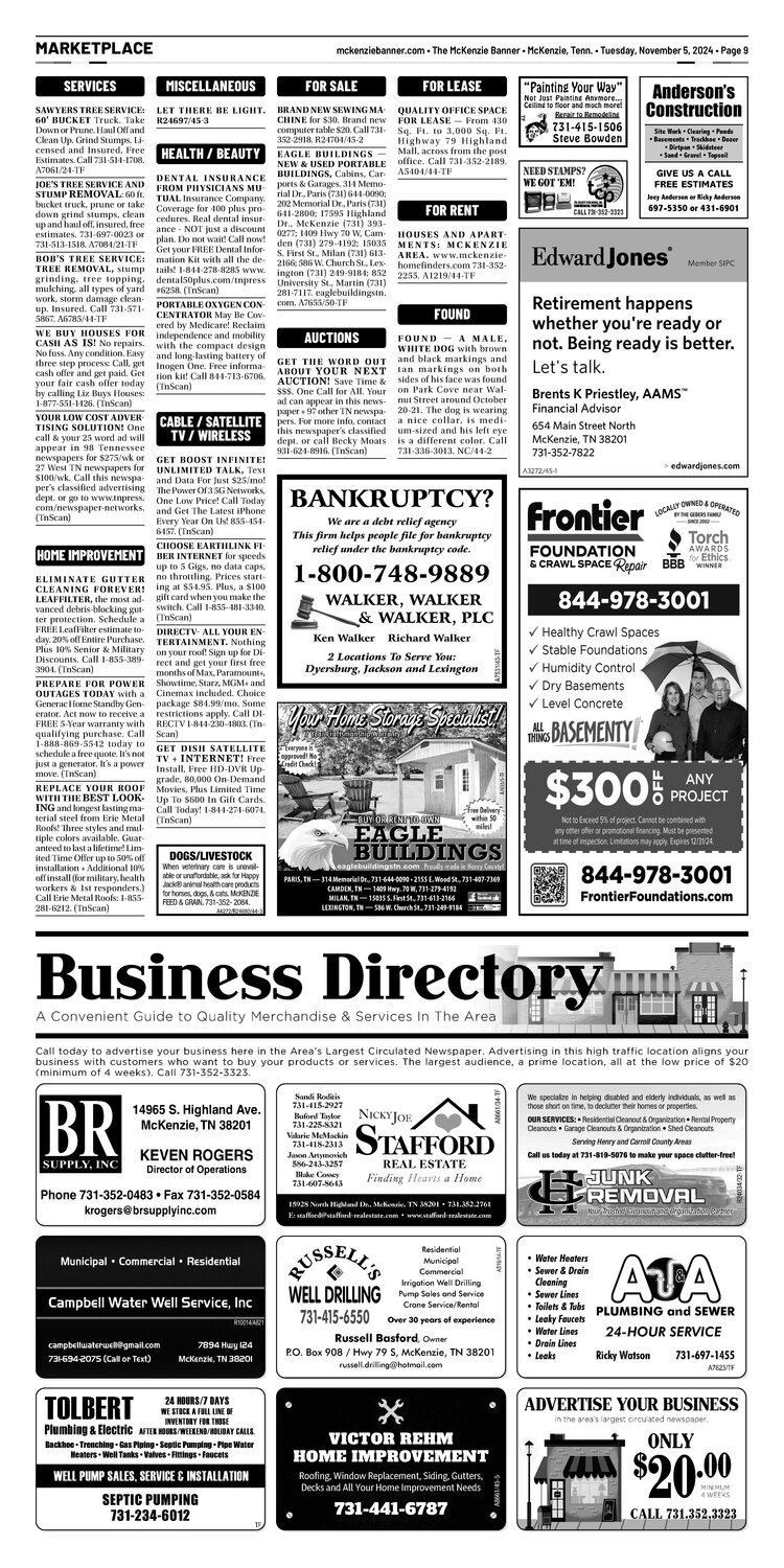 McKenzie Banner Marketplace 11-5-24