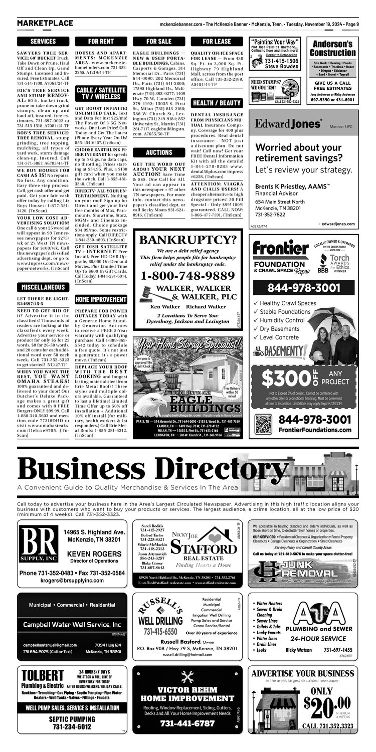 McKenzie Banner Marketplace 11-19-24